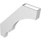 Ekena Millwork 3 1/2-in. W x 28-in. D x 32-in. H Balboa Architectural Grade PVC Knee Brace BRCP035X28X32BOA - alternate 6